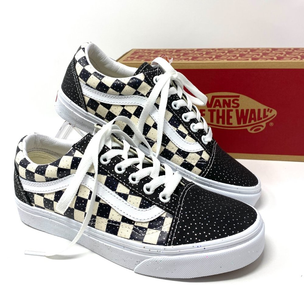💖MEGA SALE💖VANS Old Skool Confetti Polka Dots   Glitter Skate  Women VN0A4U3B2
